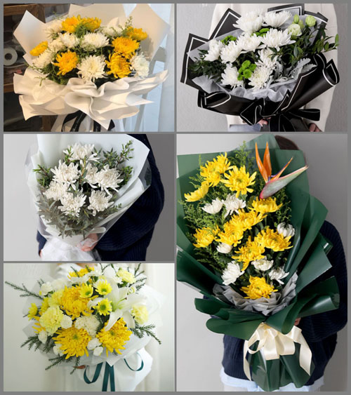 贵州毕节市威宁县龙场镇同心村白事花束代送